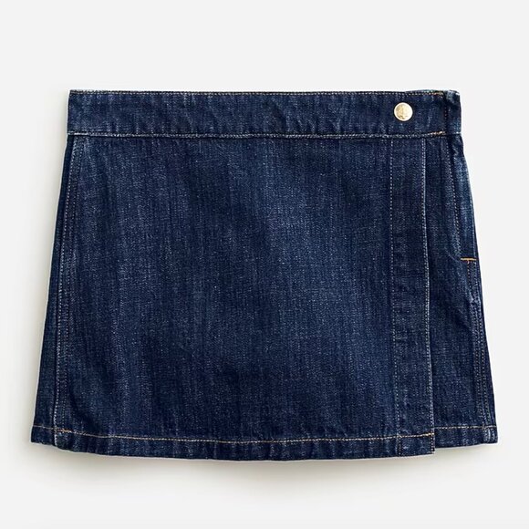 J.Crew Denim skort in Rinse wash - size 2 - item CA359 - Picture 1 of 10